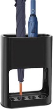 Portaombrelli in Plastica Nero