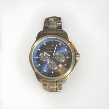 Orologio Uomo Maserati Successo Cronografo Argento Acciaio Blu Dail R8851121016