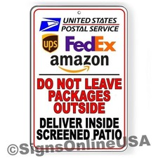 Do Not Leave Packages Outside