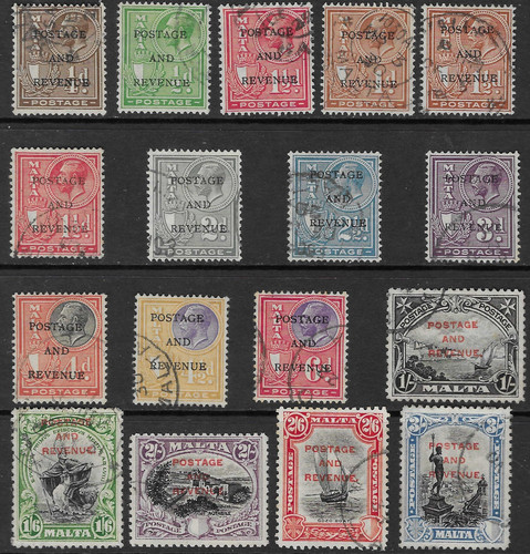 Malta 1928 affrancatura - malta, e