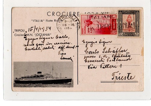 Colonie libia 1934 fiera - colonie,, ,1934