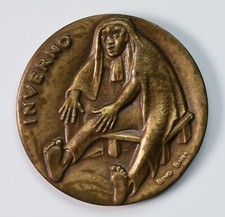 Medaglia Istituto Poligrafico e Zecca dello Stato Quattro Stagioni Inverno  1979