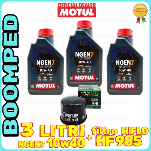 Kit tagliando olio motul 10w40 - tagliando,