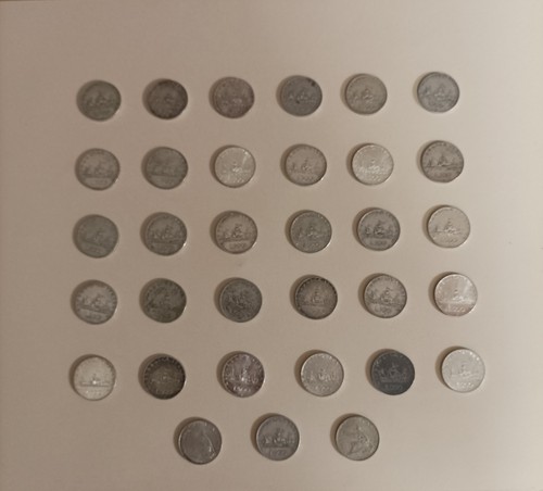 Lotto monete 500 lire - 33,