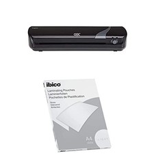 (TG. Formato A4) GBC Plastificatrice Inspire+ A4, 2 Rulli, con Ibico Pouch per l