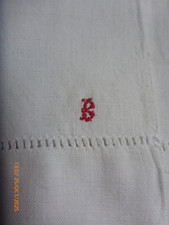 Antique Metis Linen Bed Sheet