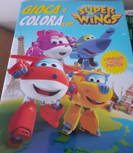 Gioca colora con super wings - gioca, e