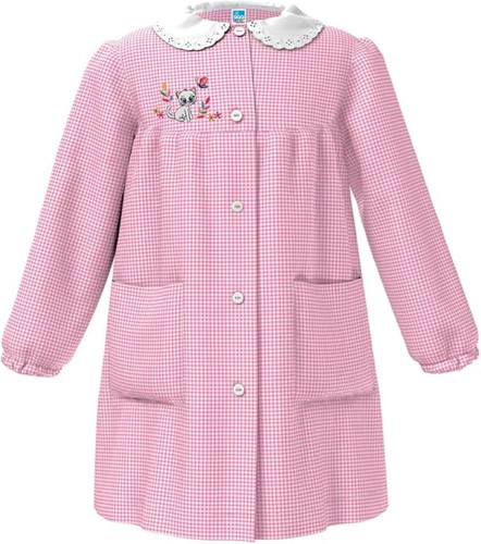 Grembiule asilo bambina rosa - asilo,