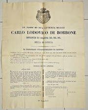 WW945-DUC. DI LUCCA-CARLO LODOV. DI BORBONE-SULLA MACERAZIONE DELLE CANAPE-LINI