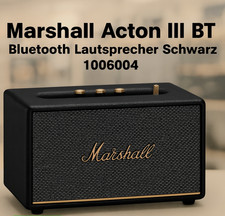 🔊 Marshall Acton III 🔊 BT Altoparlante Bluetooth Nero 1006004 MusicBox ✅CONFEZIONE ORIGINALE