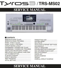 yamaha tyros 3 service manuale