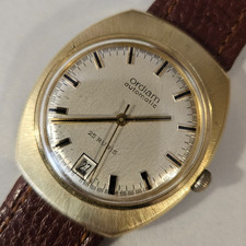 Orologio Uomo Vintage ORDIAM Tedesco Automatic Cal. PUW1461 25J Cuscino OVERSIZE