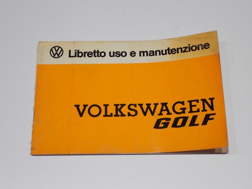 Volkswagen golf libretto - uso, e