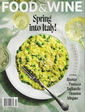 Food & Wine Magazine April