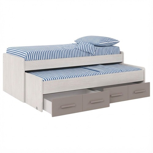 Letto singolo estraibile con - , 2