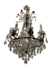 Antico grande lampadario 8