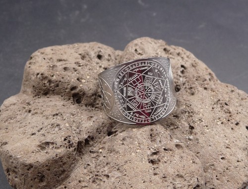 Bague cube métatron en - bague,