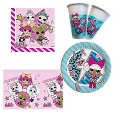 Kit Compleanno LOL Suprise Glitter Festa Compleanno Bimba Bambina con Tovaglia