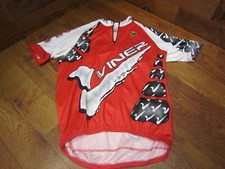 MAGLIA CICLISMO VINTAGE VINER MANICA CORTA - L - ROSSO 