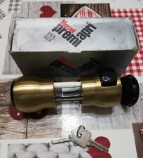 Serratura Meroni Premi Apri Solo Pomi Finitura Ottone Satinato Serie Nova