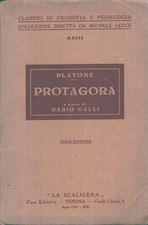 Protagora di Platone a cura di