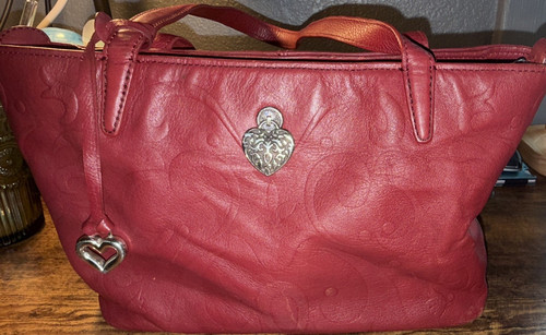 Borsa brighton rossa ciondolo - borsa, rossa,