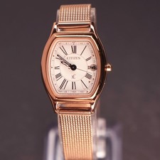 Orologio solare Citizen xC Happy Flight ES9352-05B Sakura rosa testato