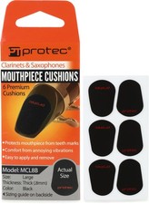Protec MCL8B Cuscini Boccaglio Grandi Neri, 0,8mm - Confezione da 6 (Confezione da 5)