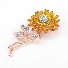  2 Pcs Art Deco Brooch Fashion Accessory Spilla Fiore Clip Per Indumenti