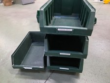 Contenitori in plastica a bocca di lupo grandi, 4 pezzi