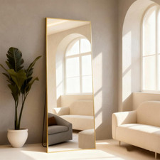 Specchio Da Terra, Specchio Da Parete Grande Con Cornice in Alluminio 161 X 52 C