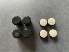 1 set piedini con scivolo morbido per pavimenti morbidi sedia Fritz Hansen 3107 nuovi