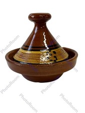 ANTICA TAJINE TAGINE MAROCCHINA da collezione in ceramica decorata terracotta