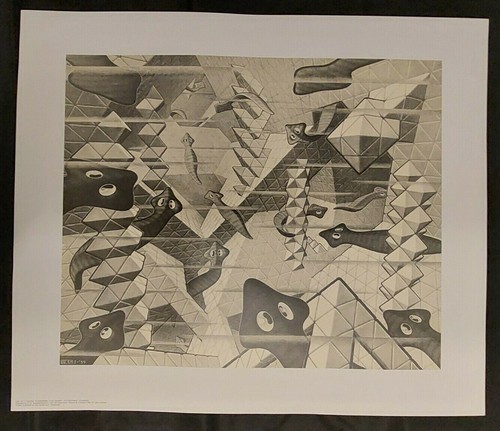 Escher vermi piatti - escher, "vermi