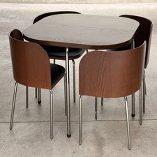 Ikea Fusion Compact Dining Table Chairs Retro Vintage Design