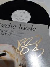 depeche Mode autograph vinyl
