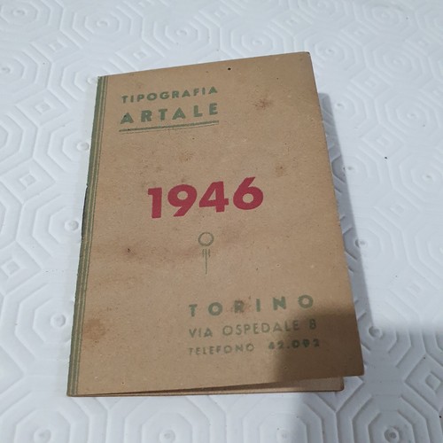 1946 calendarietto tipografia - 1946,