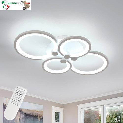 Plafoniera led 42w lampadario - plafoniera, led,