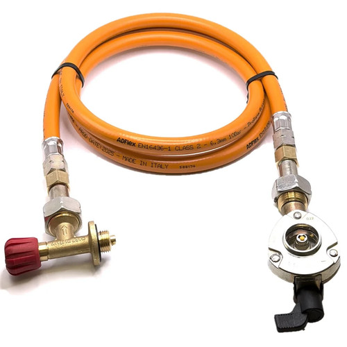 Tubo gas gpl 80cm clip - gas,