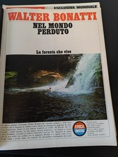 WALTER BONATTI NEL MONDO PERDUTO LA FORESTA CHE VIVE EPOCA Marzo 1968