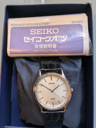 Seiko spirit 5e31 - seiko, 5e31-6040