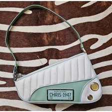 Rara borsa a tracolla vintage Dior Cadillac Montaigne Saddle 1947