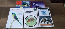 Lotto 5 libri animali domestici - cani, uccelli, cocorite...