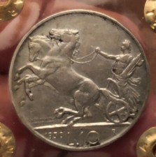 10 Lire 1930 Biga, Vittorio