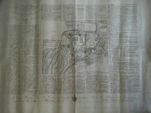 Plan des schlosses auf dem - des,