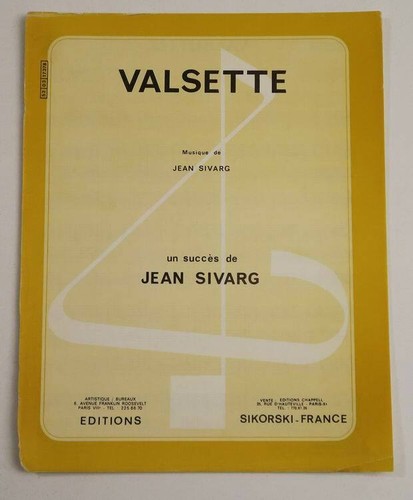 Partition vintage sheet - , music