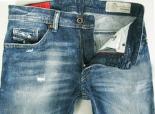 Jeans uomo HOT DIESEL @ THOMMER 84DD SKINNY DISTRESS STRETCH 28x32 (vestibilità 29x30)
