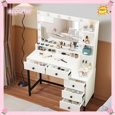 11 Led Lights Makeup Desk Set