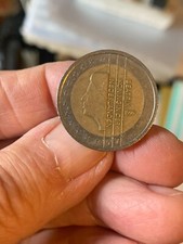 Moneta 2 EURO emissione 1999, Beatrix Koningin der Nederlanden . Circolata  RARA