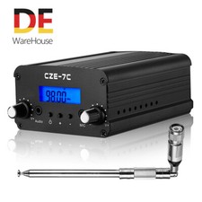 Trasmettitore FM Wireless 1W/7W per Church Dual Mode Trasmettitore Stazione Radio Stereo